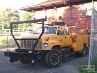 R�seau CP Rail  - GMC Top Kick MOW truck